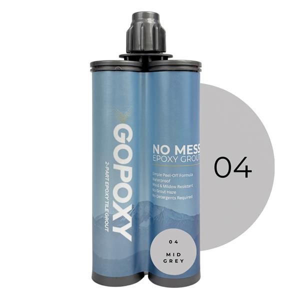 GoPoxy epoksimasssa Mid Grey 04  400ml