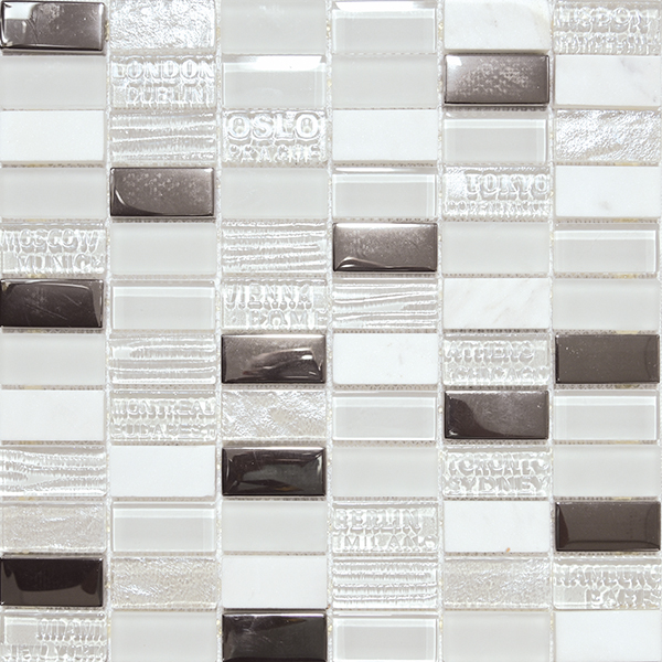 Kaakeli City White (2x4,5) 30x30   8 mm