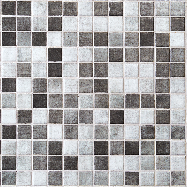 Kaakeli Graphic Riviere Gris (2,5x2,5) EN 14411 Bla GL 31,6x31,6   4 mm