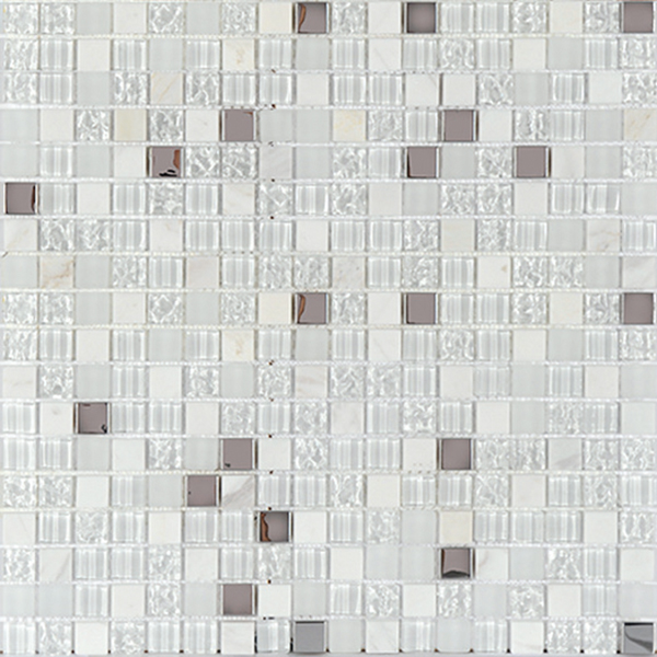 Kaakeli Inter Malla Lagos Glasier (1,5x1,5) EN 14411 Bla GL 30x30   8 mm