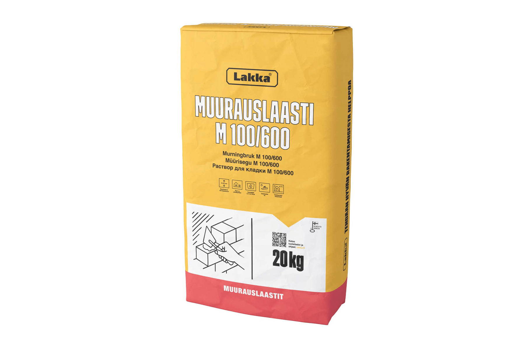 Muurauslaasti M100/600  20kg