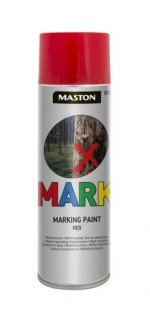 Spray Mark punainen  500ml