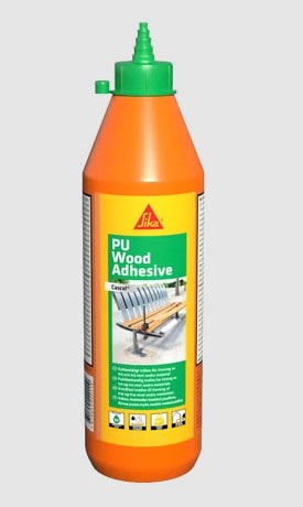 Sika PU Wood Adhesive sis.suojakäsineet  750ml