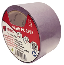 Maalarinteippi Washi Purple  25m:38mm