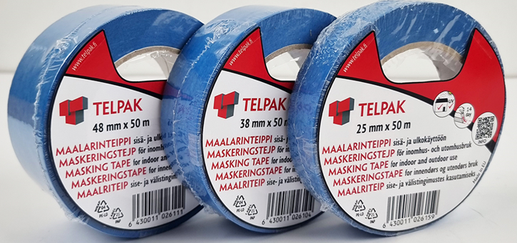 Maalarinteippi UV-suojattu 50m:48mm