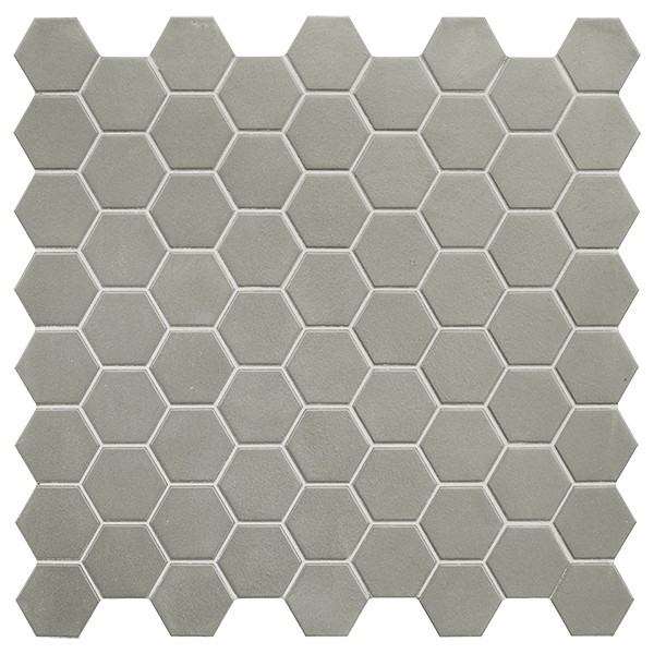 Kaakeli Hexa Mosaic Wild Sage Matt MOHS 8 R10 B V1 (4,3x3,8) * EN 14411 Bla UGL 31,6x31,6   4 mm