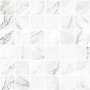 Kaakeli Stonemarble Mosaic Satin White PEI 5 V2 (5x5) * EN 14411 Bla GL 30x30  10,5 mm