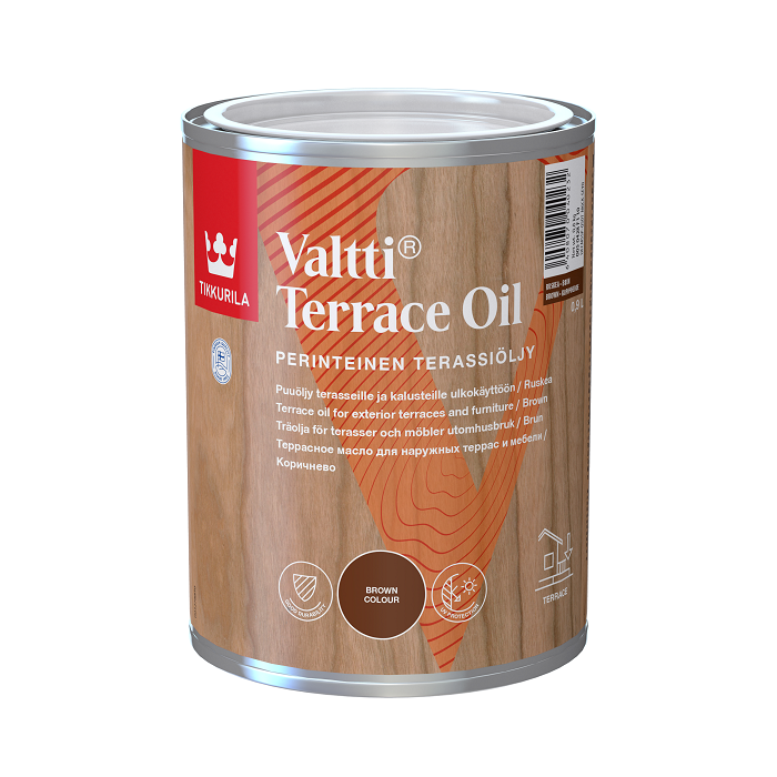 Valtti Terrace Oil Ruskea  0,9L