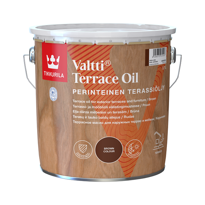 Valtti Terrace Oil Ruskea  2,7L
