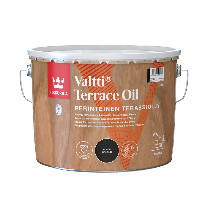 Valtti Terrace Oil Musta  9L