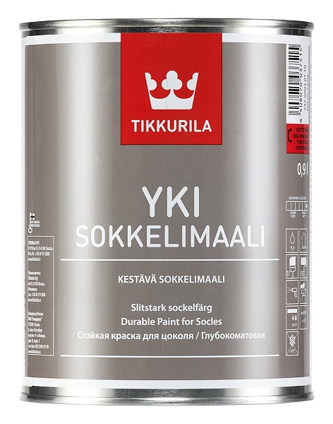 YKI SOKKELIMAALI PM C  0,9L