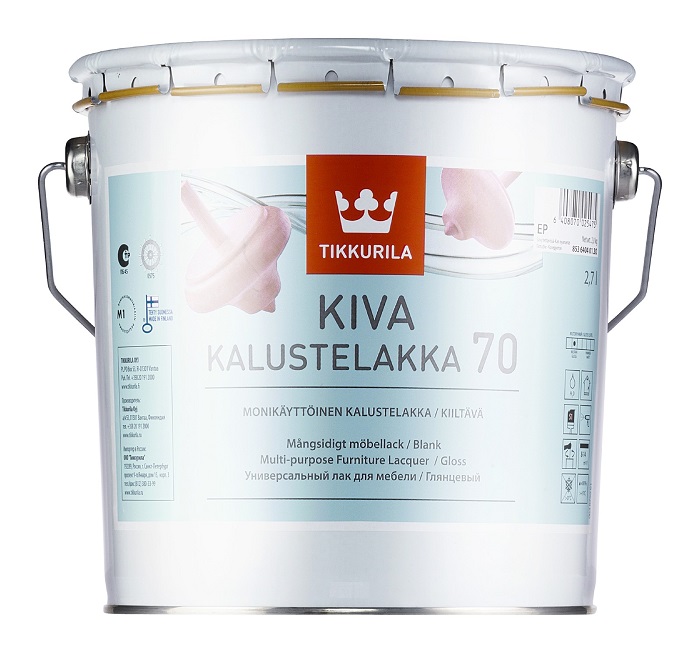 KIVA 70 KALUSTELAKKA KIILTÄVÄ PM EP  2,7L